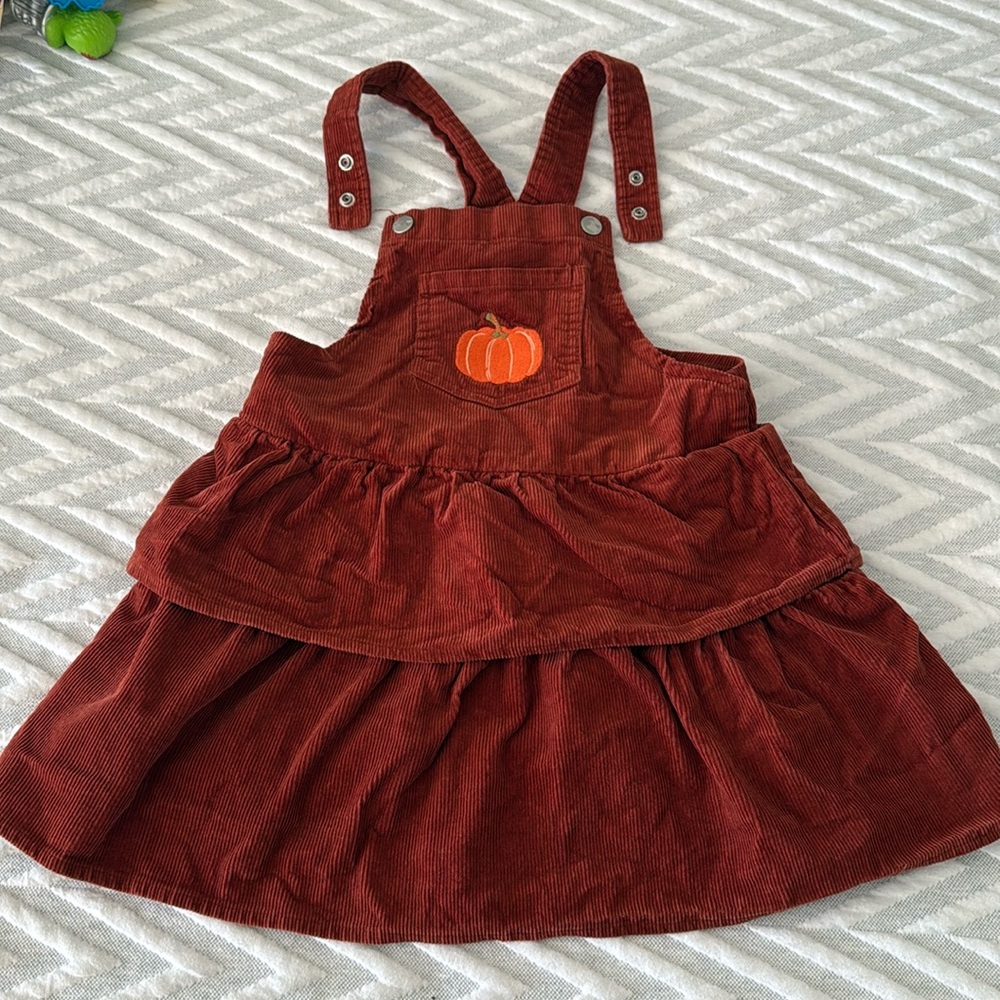 Pumpkin corduroy jumper